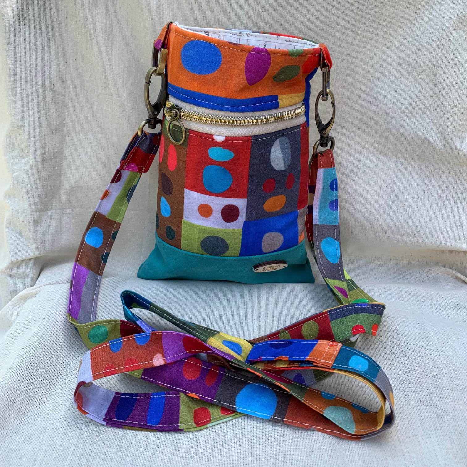The Abstract Cross-Body Phone Pouch