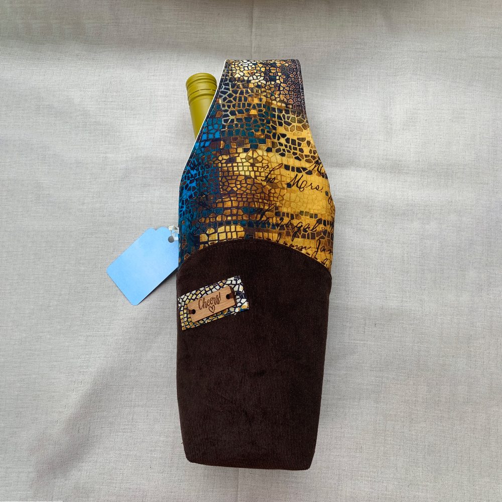 Mosaic Quilted Bottle Bag